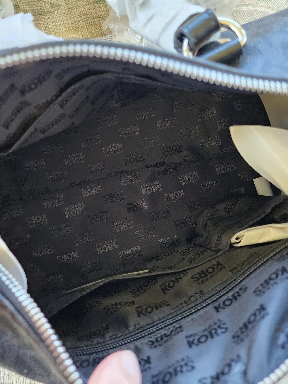 Michael Kors Black Grayson Satchel Crossbody